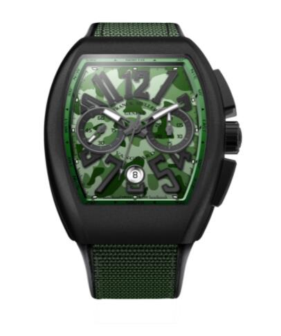 Franck Muller Vanguard Camouflage Chronograph Replica Watch V 45 CC DT CAMO NR TT-VE